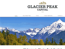 Tablet Screenshot of glacierpeakcapital.com